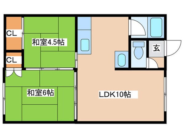 プログレムハイムの物件間取画像